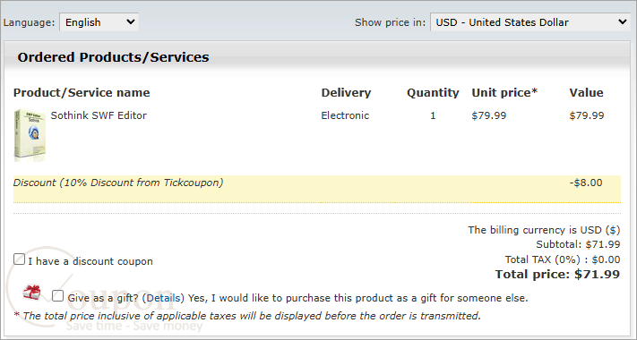 Sothink Swf Editor Coupon Code