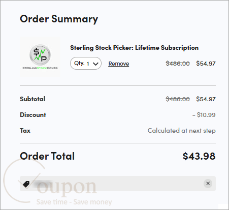 Sterling Stock Picker Coupon Code