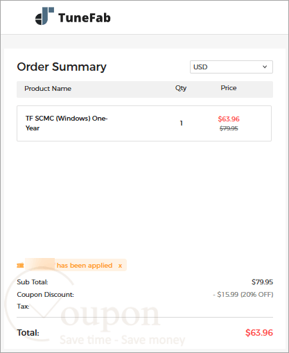 Tunefab Soundcloud Music Converter Coupon Code