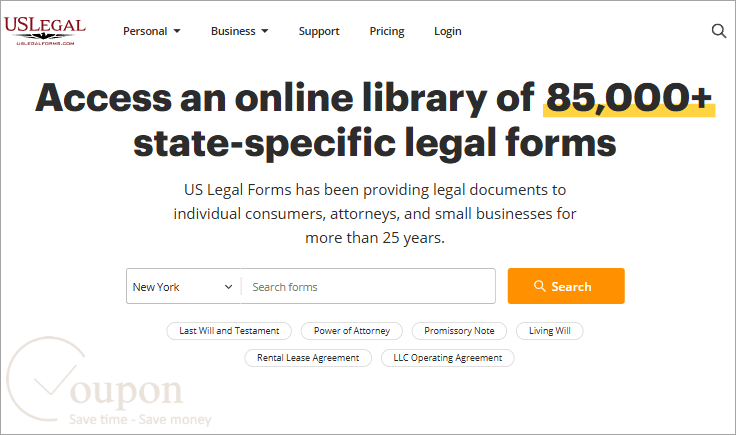 Uslegalforms Screenshot