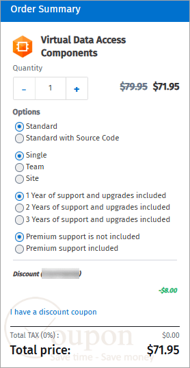Virtual Data Access Components Discount Code