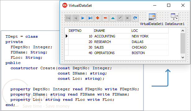 Virtual Data Access Components Screenshot