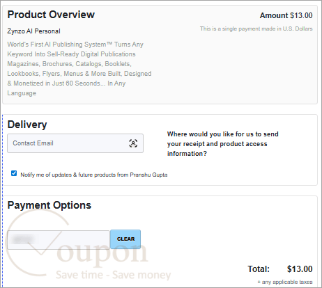 Zynzo Ai Coupon Code