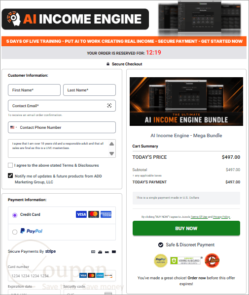 Ai Income Engine Coupon Code
