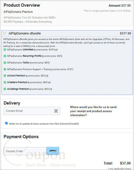 Aiflipdomains Coupon Code