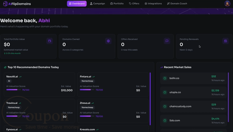 Aiflipdomains Screenshot