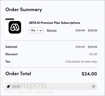 Arta Ai Coupon Code