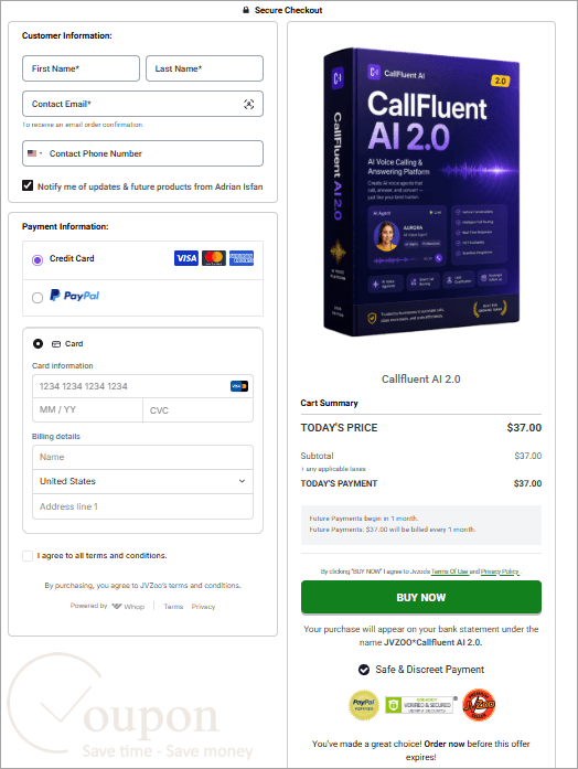 Callfluent Coupon Code