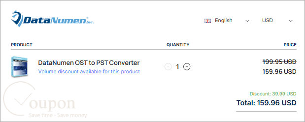 Datanumen Ost To Pst Converter Coupon Code