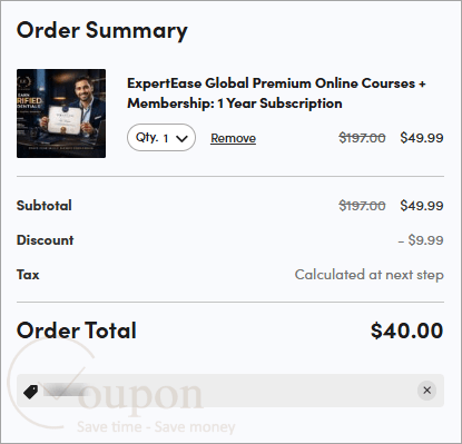 Expertease Global Coupon Code