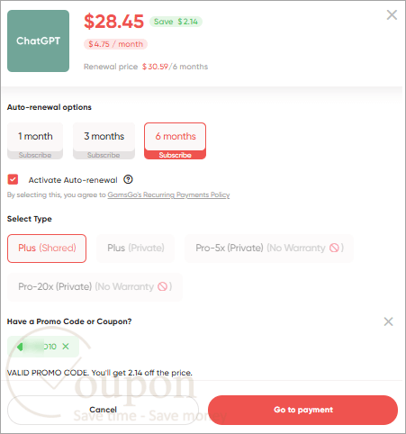 Gamsgo Coupon Code