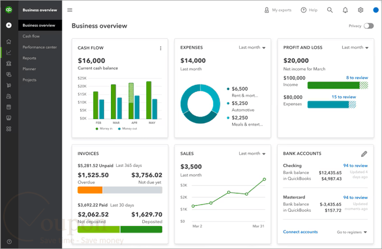 Intuit Quickbooks Screenshot