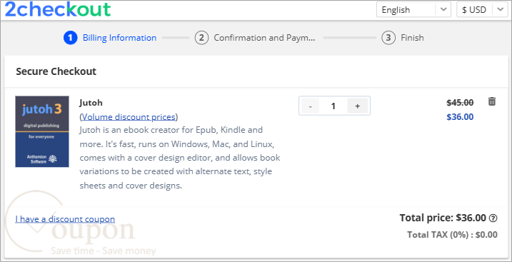 Jutoh Coupon Code