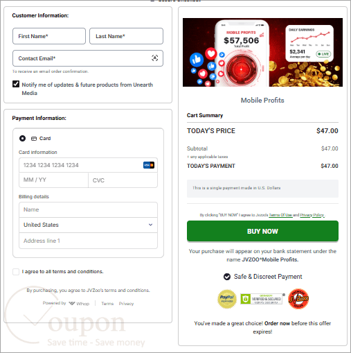 Mobile Profits Coupon Code
