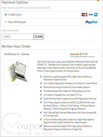 Revrescue Coupon Code