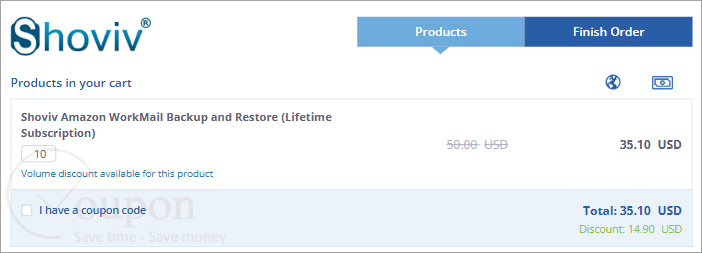 Shoviv Amazon Workmail Backup And Restore Coupon
