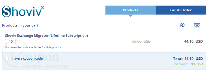 Shoviv Exchange Migrator Coupon Code