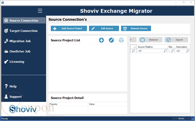 Shoviv Exchange Migrator Screenshot