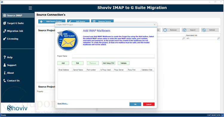Shoviv Imap To G Suite Migration Screenshot