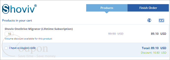 Shoviv Onedrive Migrator Coupon Code