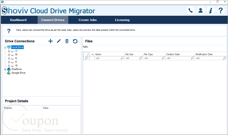 Shoviv Onedrive Migrator Screenshot