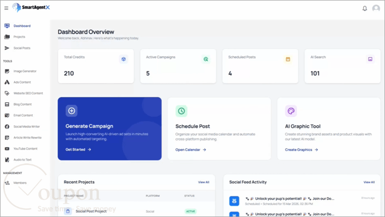 Smartagentx Screenshot