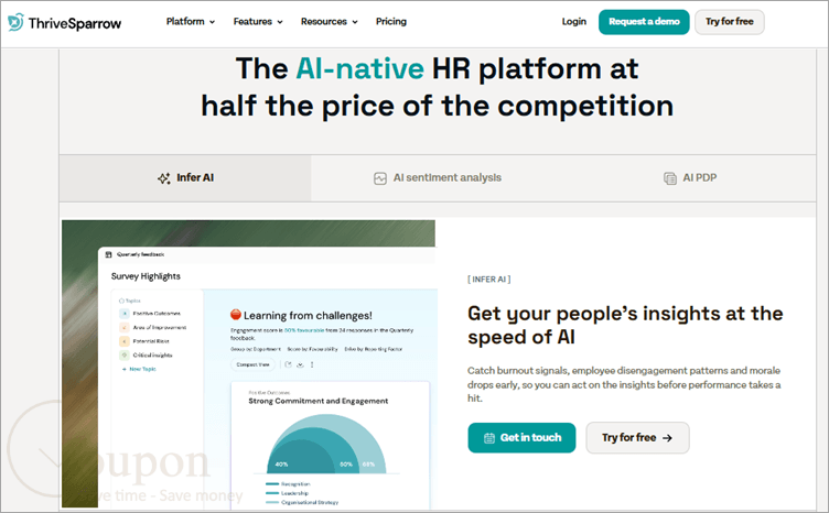 Thrivesparrow Screenshot