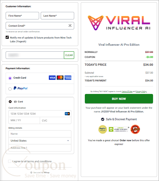 Viral Influencer Ai Coupon Code