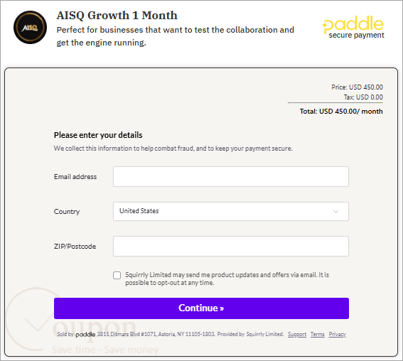 Aisq Growth Coupon Code