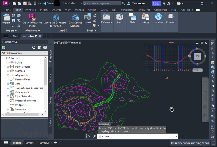 Autodesk Civil 3D Screenshot