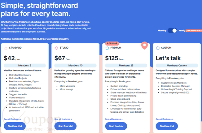 Bugherd Coupon Code