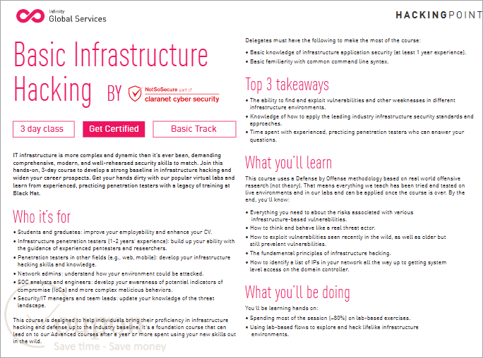 Check Point Infrastructure Hacking Discount Code