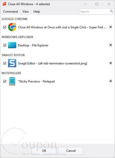 Closeall Screenshot