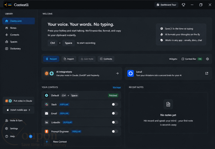 Contextli Screenshot