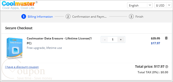 Coolmuster Data Erasure Coupon Code