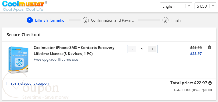 Coolmuster Iphone Sms Contacts Recovery Coupon Code