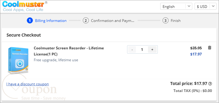 Coolmuster Screen Recorder Coupon Code