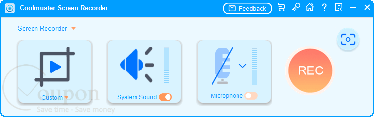 Coolmuster Screen Recorder Screenshot