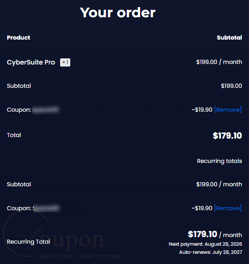 Cybersuite Coupon Code