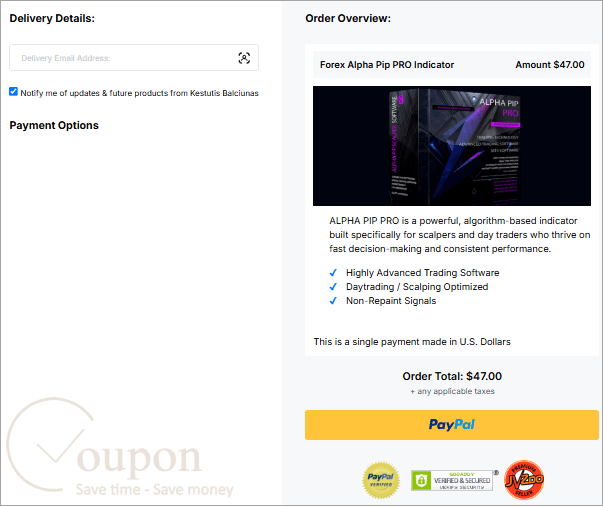 Forex Alpha Pip Pro Indicator Coupon Code