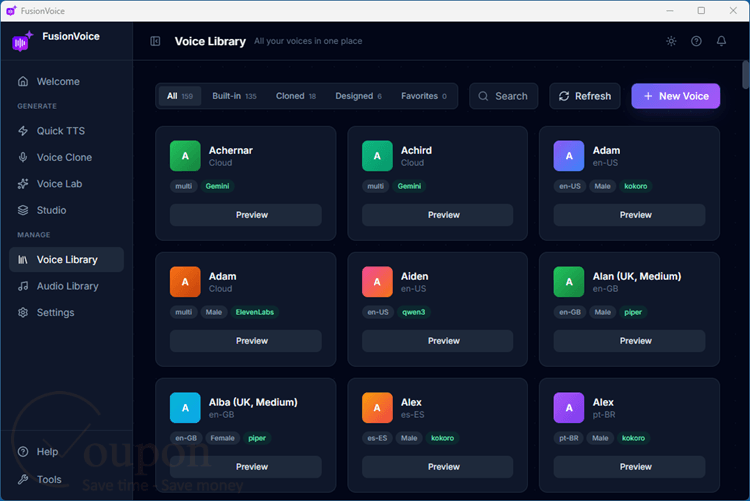 Fusionvoice Screenshot