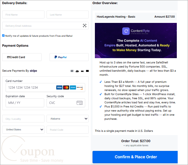 Hostlegends Coupon Code
