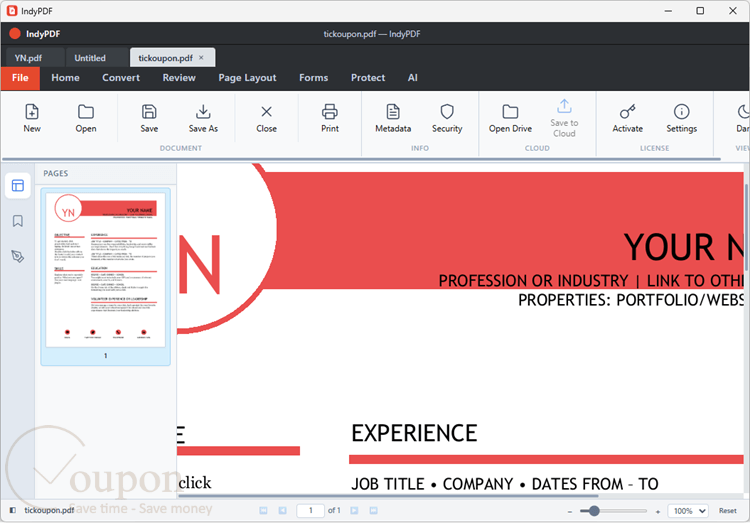 Indypdf Screenshot