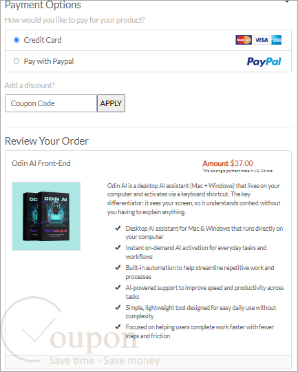 Odin Ai Discount Code