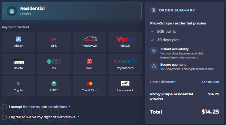 Proxyscrape Coupon Code