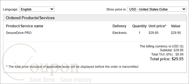 Reezaa Securedrive Pro Coupon Code