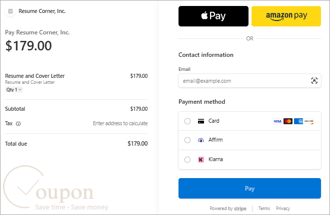 Resume Corner Coupon Code