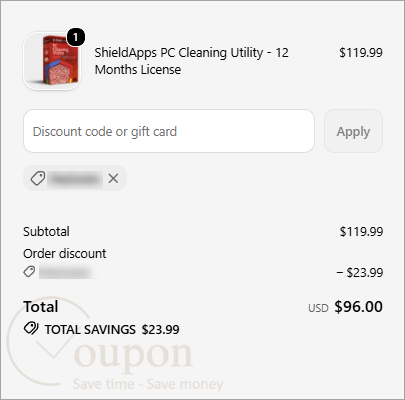 Shieldapps Pc Cleaning Utility Coupon Code
