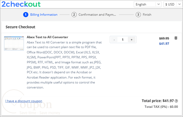Abex Text To All Converter Coupon Code