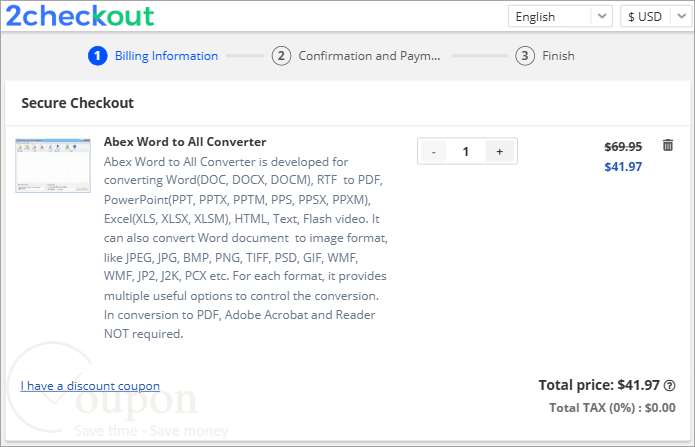 Abex Word To All Converter Coupon Code